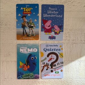 Yoto Cards Finding Nemo Quizzes Toy Story Peppa Pig Winter Wonderland